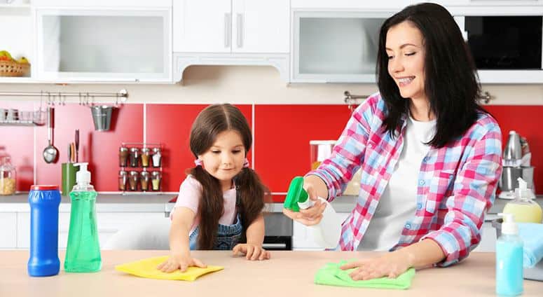 Cleaning with Family Cleaning with Family