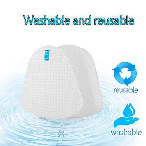 Colorfullife 2 Hepa Filter 4 Foam for Shark Vacuum Navigator Lift-Away NV350, NV351, NV352, NV355, NV356E, NV357, NV360, NV370, NV391, UV440, UV490, UV500, UV540, UV541, UV550, Part XFF350 XHF350