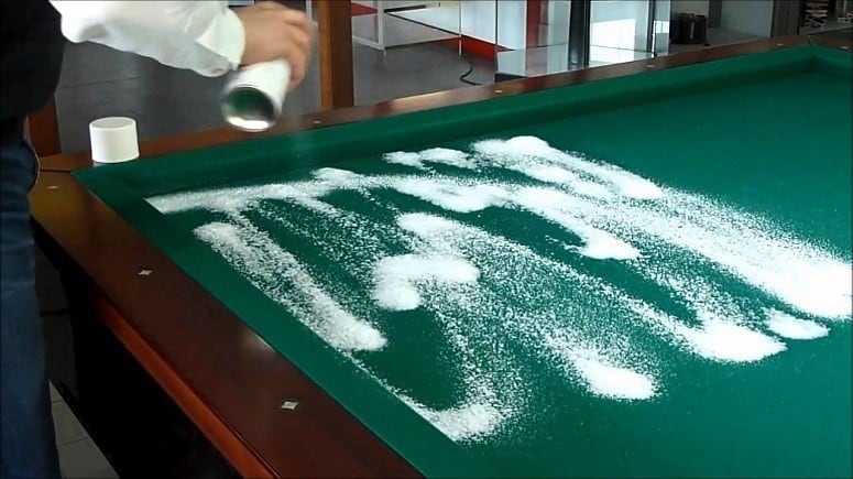 Pool Table Cleaning