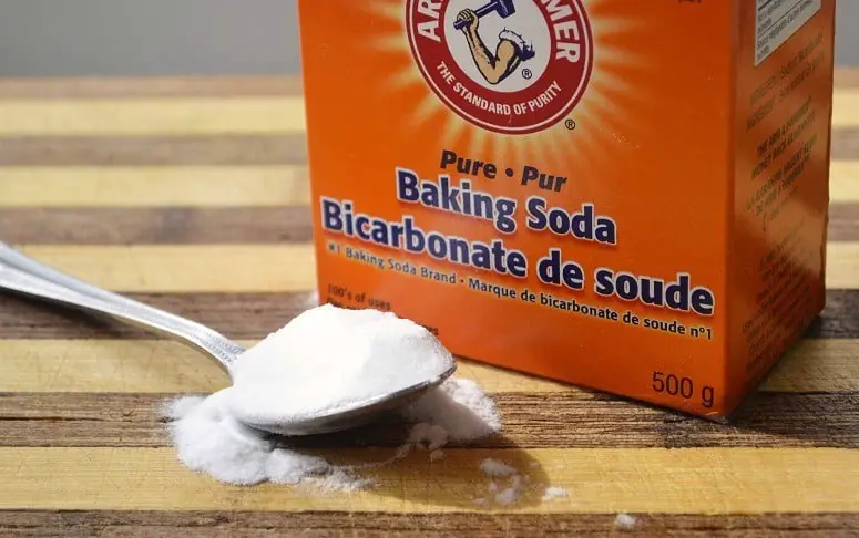 Baking Soda On Spoon