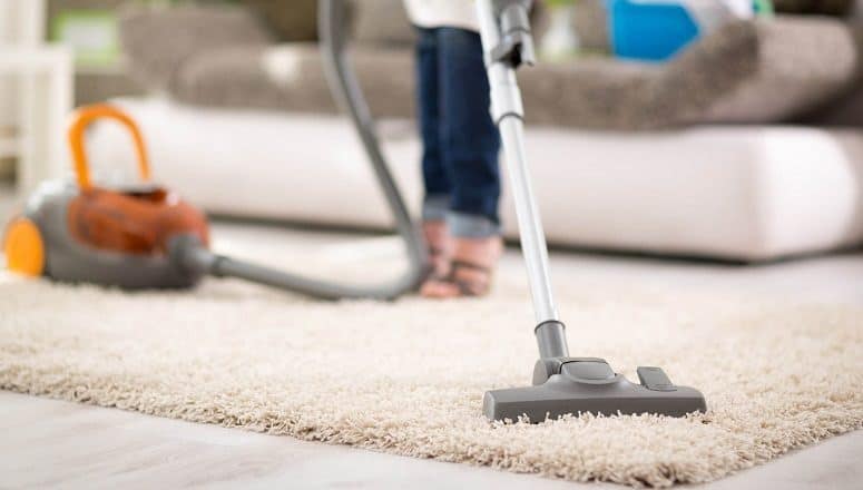 Vacuuming Wool Carpet