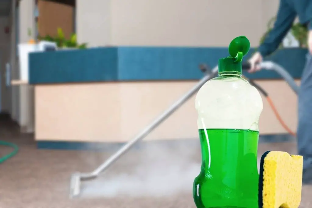 Can you use dish soap in a carpet cleaner?