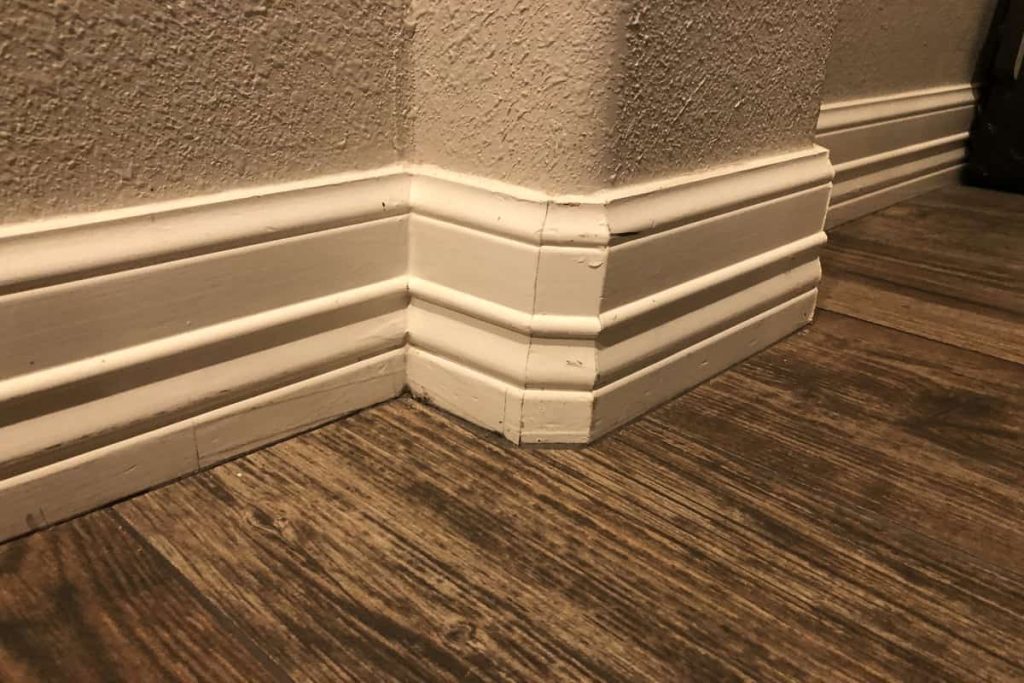 How to touchup baseboards.
