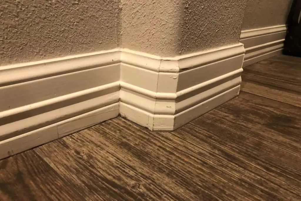 How to touchup baseboards.