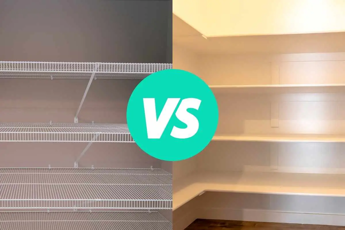 Wire vs. Wood Shelves Which Is Better for a Pantry? Home Clean Expert