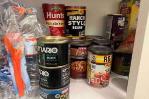 Best approach to organize can goods in a pantry.